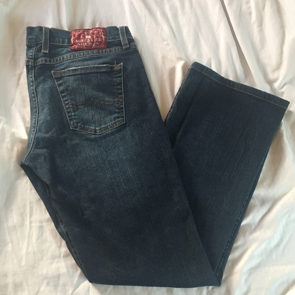 Lucky Brand Dungarees Mid-Rise Flare